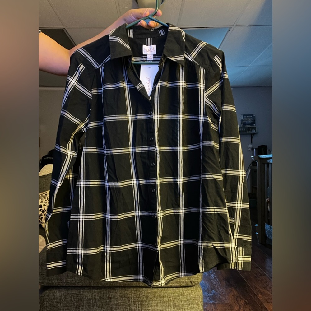 Maternity Long Sleeve Button Down Shirt